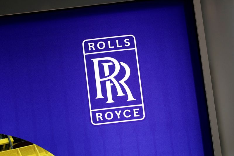 &copy; Reuters. FILE PHOTO: The logo of Rolls-Royce is pictured at the World Nuclear Exhibition (WNE), the trade fair event for the global nuclear community in Villepinte near Paris, France, June 27, 2018. REUTERS/Benoit Tessier