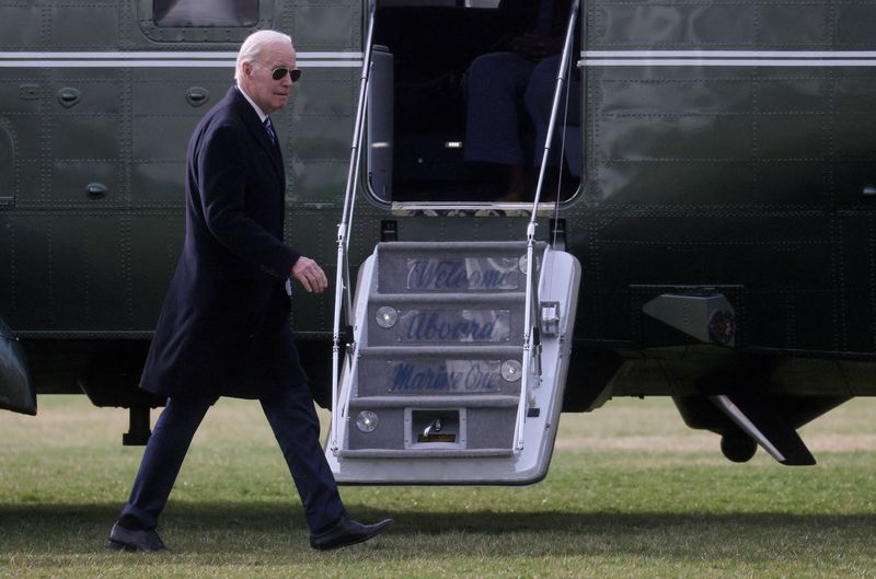 &copy; Reuters. Presidente dos EUA, Joe Biden
27/02/2023
REUTERS/Leah Millis