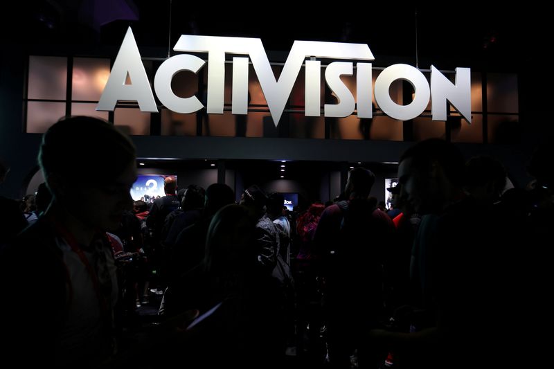 &copy; Reuters. Logo da Activision em feira de jogos eletrônicos em Los Angeles
13/06/2017
REUTERS/Mike Blake