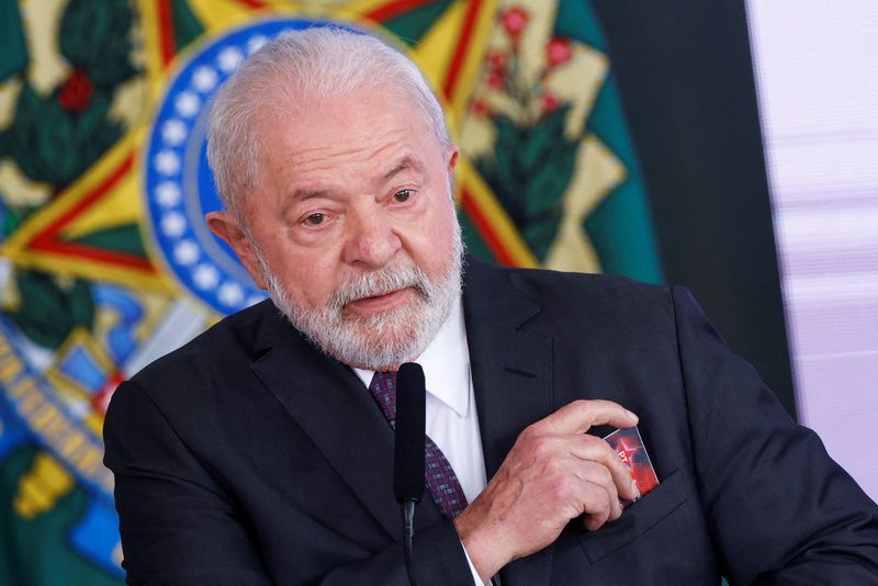 &copy; Reuters. Presidente Luiz Inácio Lula da Silva durante cerimônia no Palácio do Planalto
02/03/2023 REUTERS/Adriano Machado