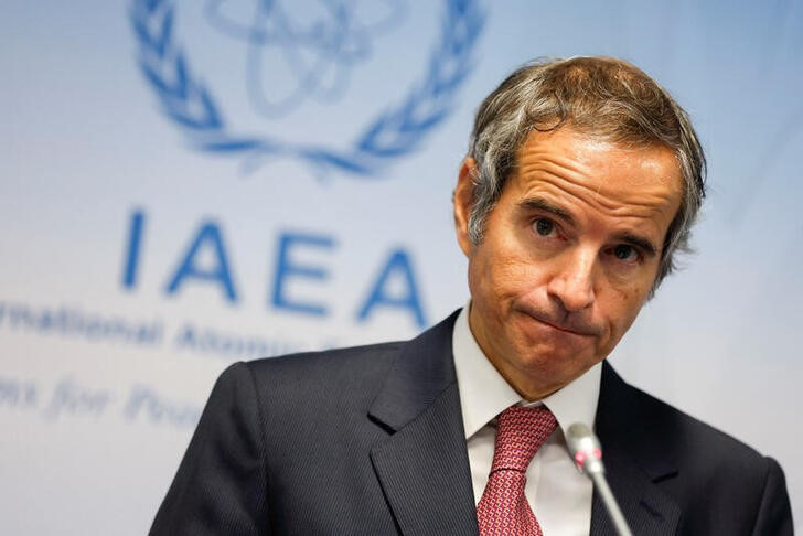 &copy; Reuters. Imagen de archivo del director general del OIEA, Rafael Grossi, durante una conferencia de prensa en la sede del organismo en Viena, Austria. 16 noviembre 2022. REUTERS/Lisa Leutner 