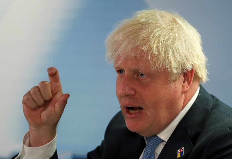 &copy; Reuters. British Prime Minister Boris Johnson speaks during his visit to EDF's Sizewell B Nuclear power station, in Sizewell, Britain September 1, 2022. Chris Radburn/Pool via REUTERS  REFILE - QUALITY REPEAT