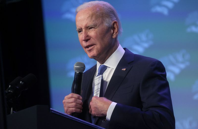 &copy; Reuters. Foto de archivo del Presidente de EEUU Joe Biden en un evento en Washington
Febr 14, 2023. REUTERS/Leah Millis