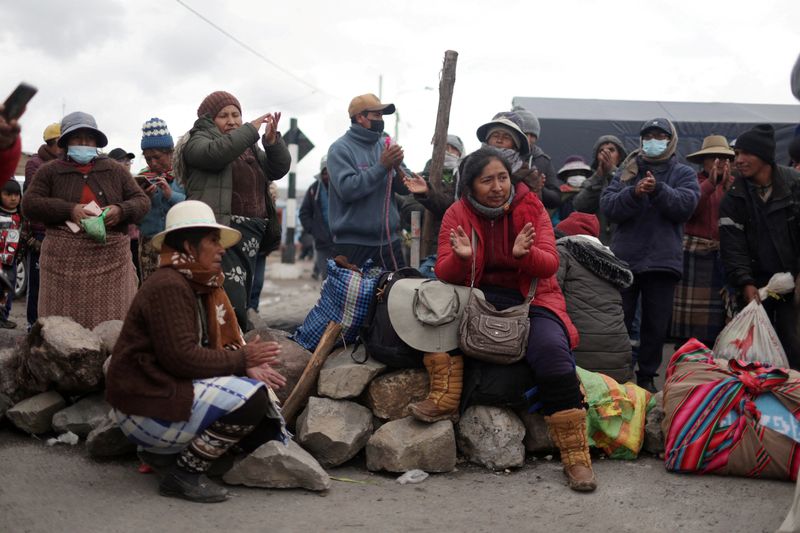 &copy; Reuters. Foto de archivo de una protesta antigubernamental en Condoroma, en la región peruana del Cusco