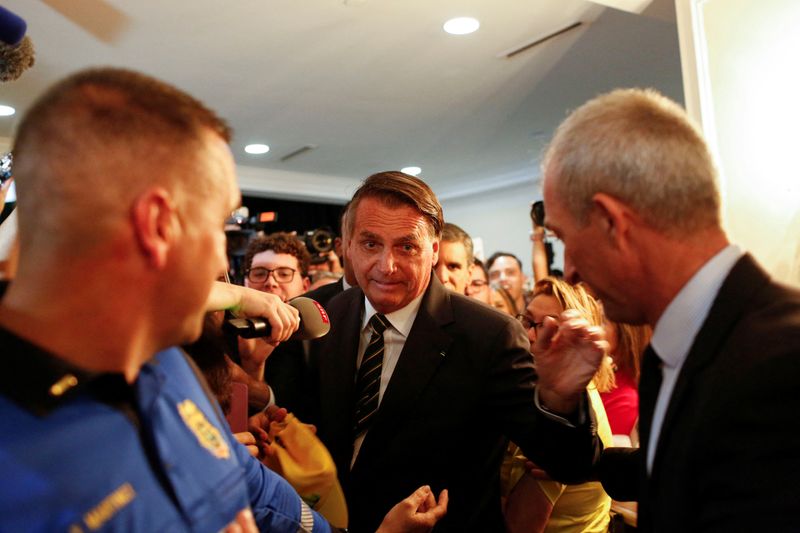 Brazil's Bolsonaro says 'mission still not over' in speech to US CPAC