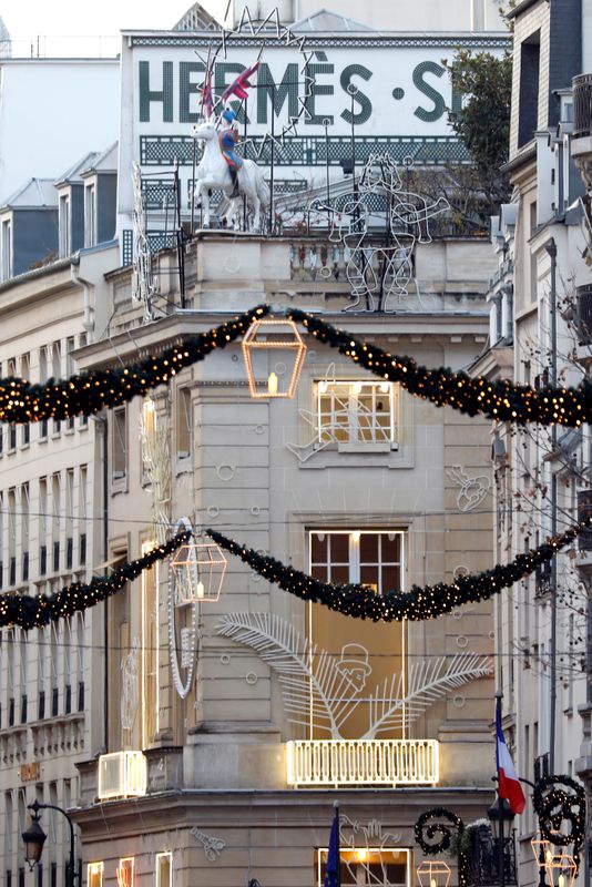 &copy; Reuters. Sede da Hermès, em Paris
18/12/2017
REUTERS/Charles Platiau