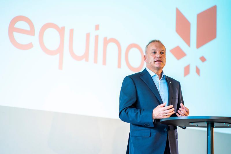 &copy; Reuters. FILE PHOTO: Anders Opedal, the new chief executive of Norwegian oil firm Equinor, speaks at a news conference in Fornebu, Baerum, Greater Oslo Region, Norway August 10, 2020. NTB Scanpix/Hakon Mosvold Larsen via REUTERS