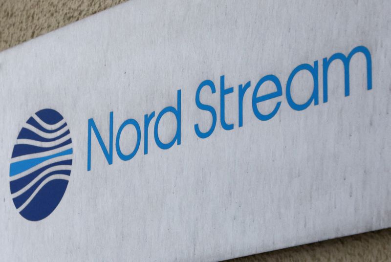 &copy; Reuters. FOTO DE ARCHIVO: El logotipo de Nord Stream AG en un edificio de oficinas en la ciudad de Vyborg, región de Leningrado, Rusia 22 de agosto 2022. REUTERS/Anton Vaganov
