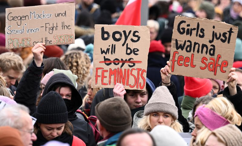 &copy; Reuters. Marcha pelo Dia da Mulher em Berlim
08/03/2023
REUTERS/Annegret Hilse