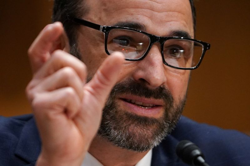 &copy; Reuters. FILE PHOTO: Former acting Internal Revenue Service (IRS) Commissioner Daniel Werfel testifies before a Senate Finance Committee hearing on his nomination to be commissioner of the IRS, on Capitol Hill in Washington, U.S., February 15, 2023. REUTERS/Kevin 