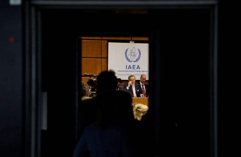 &copy; Reuters. FILE PHOTO: International Atomic Energy Agency (IAEA) Director General Rafael Grossi attends an IAEA board of governors meeting in Vienna, Austria, March 6, 2023. REUTERS/Leonhard Foeger