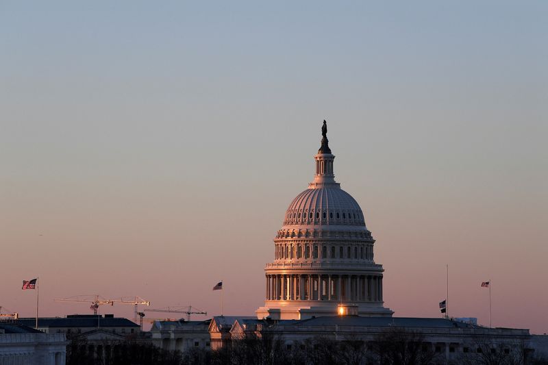 © Reuters. The U.S. Capitol dome is seen in the morning sun in Washington, U.S., March 8, 2023. REUTERS/Mary F. Calvert