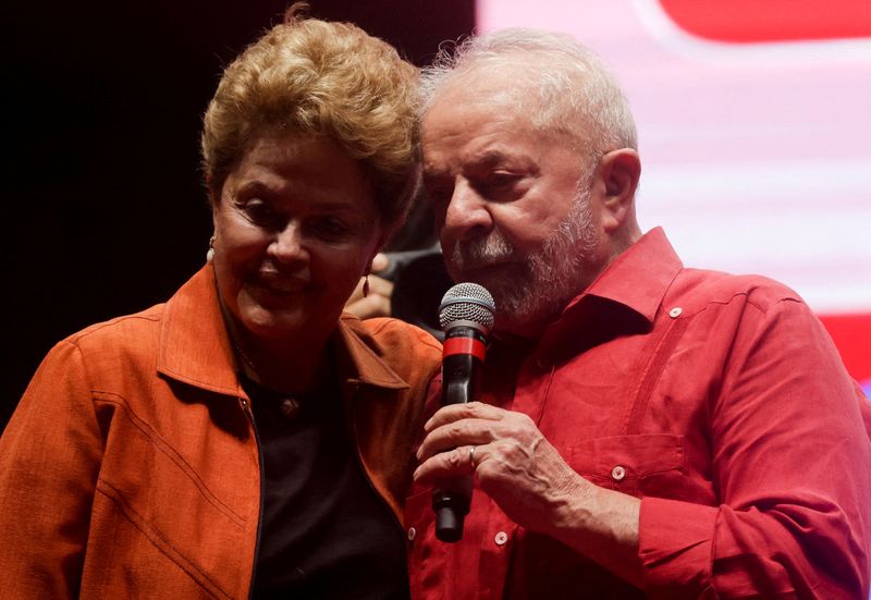 © Reuters. Presidente Lula participa de comício de campanha ao lado da ex-presidente Dilma Rousseff, em Nova Iguaçu (RJ)
08/09/2022
REUTERS/Ricardo Moraes