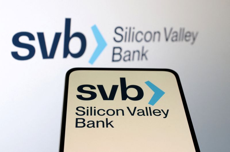 &copy; Reuters. FILE PHOTO: SVB (Silicon Valley Bank) logo is seen in this illustration taken March 10, 2023. REUTERS/Dado Ruvic/Illustration