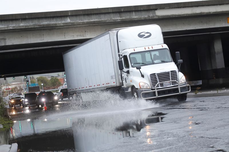 California copes with heavy rain, flooding in latest 'atmospheric river' storm