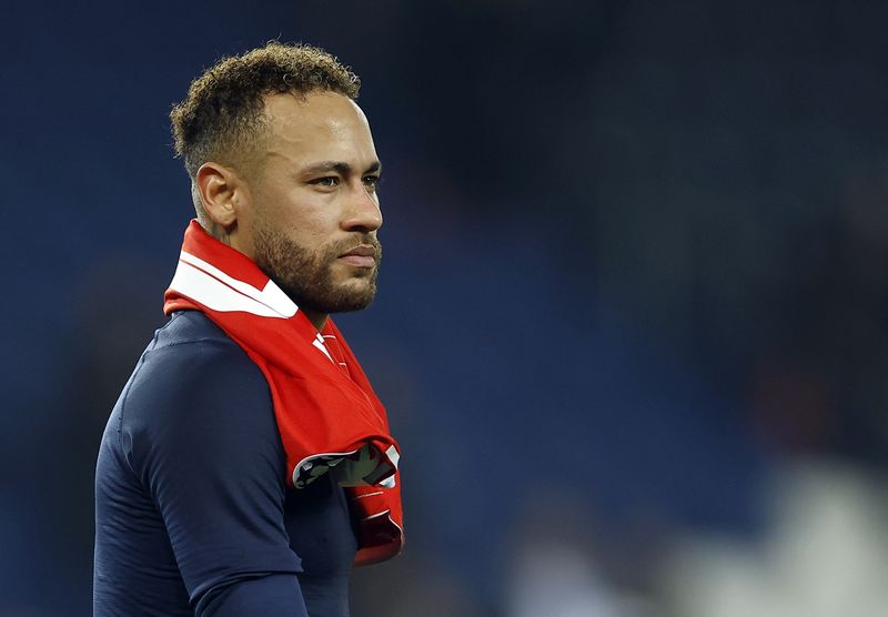 &copy; Reuters. Atacante Neymar, da seleção brasileira e do PSG 
14/02/2023
REUTERS/Christian Hartmann