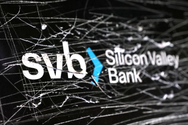 &copy; Reuters. Il logo distrutto di Svb (Silicon Valley Bank) è visibile in questa illustrazione scattata il 13 marzo 2023. REUTERS/Dado Ruvic/