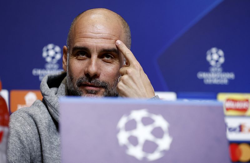 &copy; Reuters. Técnico Pep Guardiola
13/03/2023
Action Images via Reuters/Jason Cairnduff