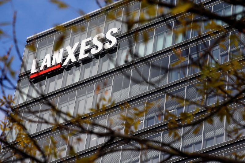 &copy; Reuters. FILE PHOTO: The headquarters of chemicals maker Lanxess are seen in Cologne, Germany November 15, 2018. REUTERS/Wolfgang Rattay