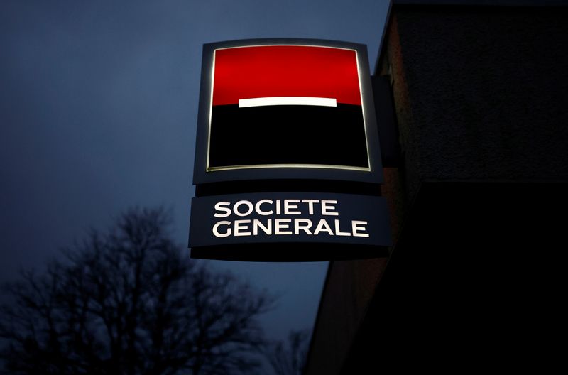 &copy; Reuters. Un agence Société Générale à Nantes. /Photo prise le 4 février 2022/REUTERS/Stéphane Mahé