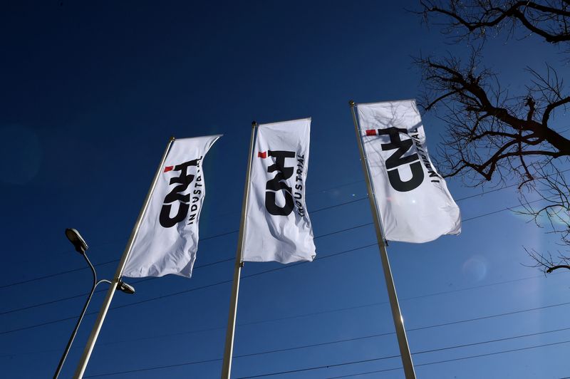 &copy; Reuters. Il logo Cnh Industrial a Torino. REUTERS/ Massimo Pinca