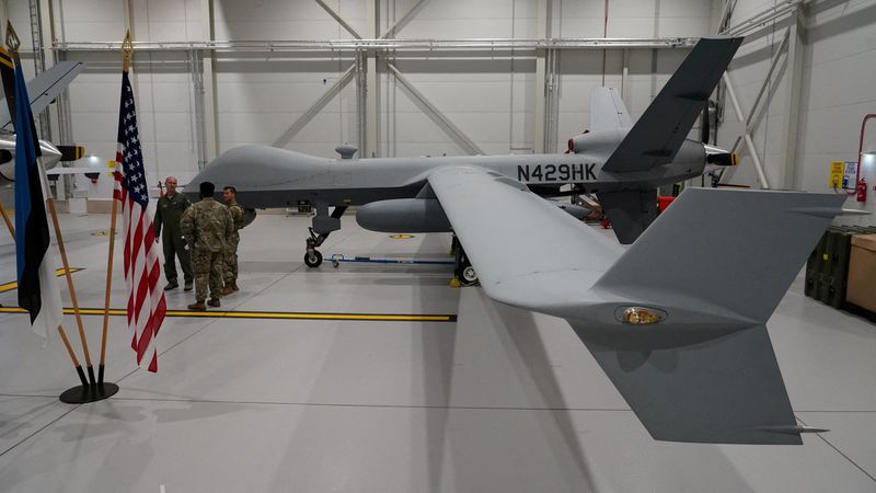 Factbox-What is the MQ-9 Reaper drone that collided with a Russian jet? 