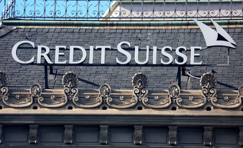 &copy; Reuters. Logo do Credit Suisse
16/03/2023
REUTERS/Denis Balibouse