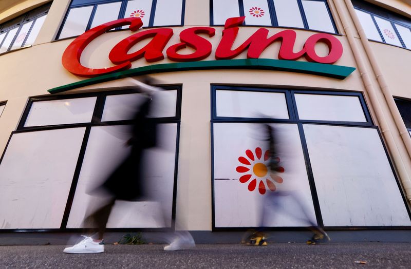 &copy; Reuters. Un supermarché Casino à Nice. /Photo prise le 31 janvier 2022/REUTERS/Eric Gaillard