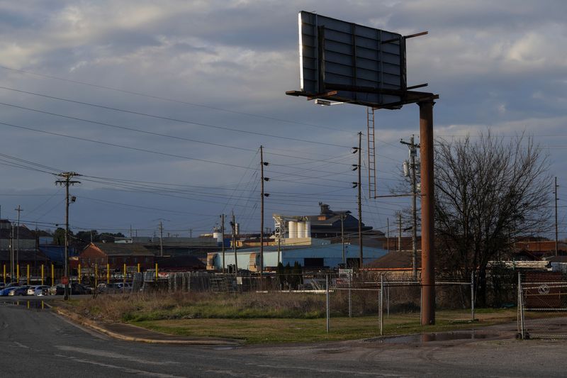 © Reuters. FILE PHOTO: A U.S. Pipe factory is seen in Bessemer, Alabama, U.S., February 23, 2022. REUTERS/Elijah Nouvelage/File Photo