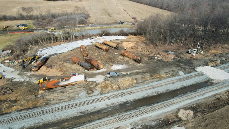US states cannot block hazardous waste from Ohio derailment -EPA