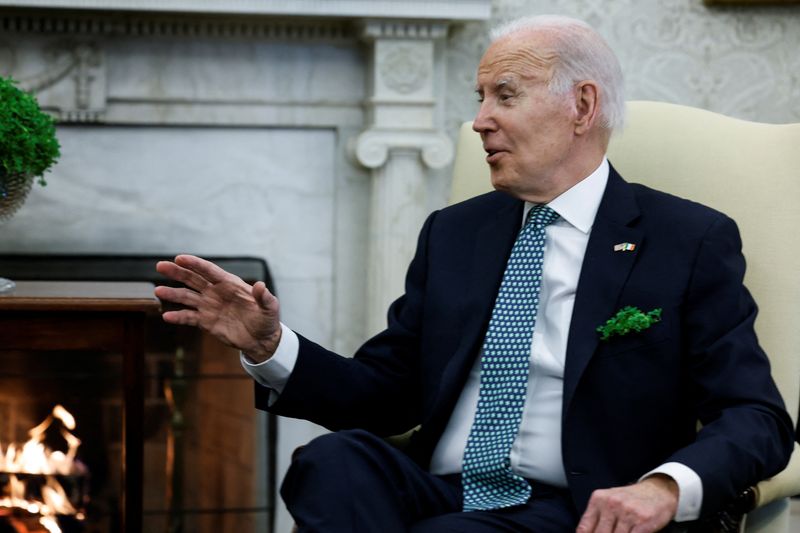 Biden says failed banks' executives should be fined, banned, stripped of compensation