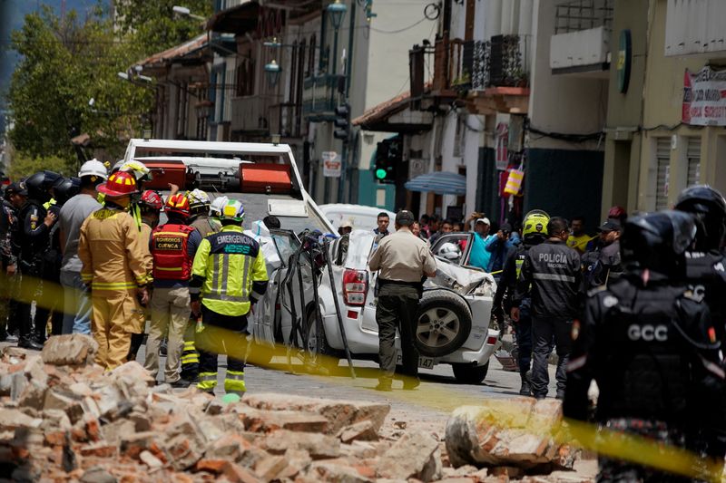 Magnitude 6.8 earthquake shakes Ecuador, at least four deaths reported