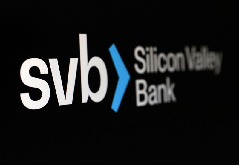 &copy; Reuters. FILE PHOTO: SVB (Silicon Valley Bank) logo is seen in this illustration taken March 19, 2023. REUTERS/Dado Ruvic/Illustration