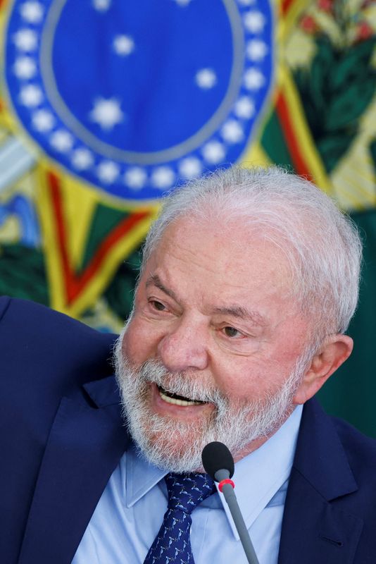 &copy; Reuters. Lula participa de cerimônia no Palácio do Planalto
10/03/2023
REUTERS/Adriano Machado