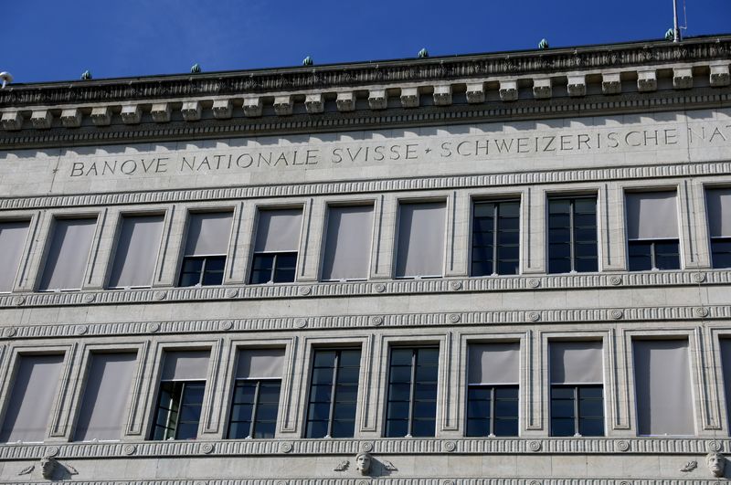 &copy; Reuters. FILE PHOTO: Swiss National Bank (SNB) headquarters are seen in Zurich, Switzerland March 16, 2023. REUTERS/Denis Balibouse