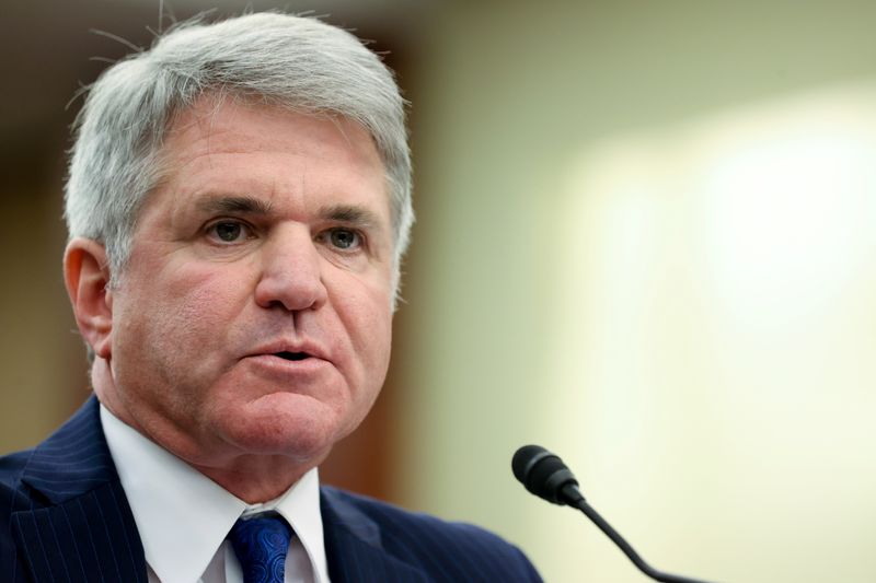 &copy; Reuters. FILE PHOTO: U.S. Representative Michael McCaul (R-TX) participates in a Republican-led forum on the possible origins of the COVID-19 coronavirus outbreak in Wuhan, China, on Capitol Hill in Washington, U.S. June 29, 2021.  REUTERS/Jonathan Ernst