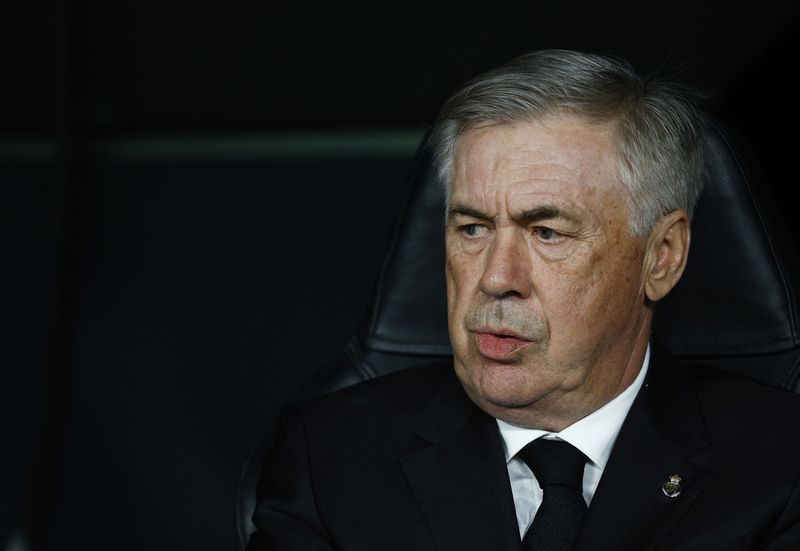 &copy; Reuters. Técnico do Real Madrid, Carlo Ancelotti
15/03/2023
REUTERS/Susana Vera