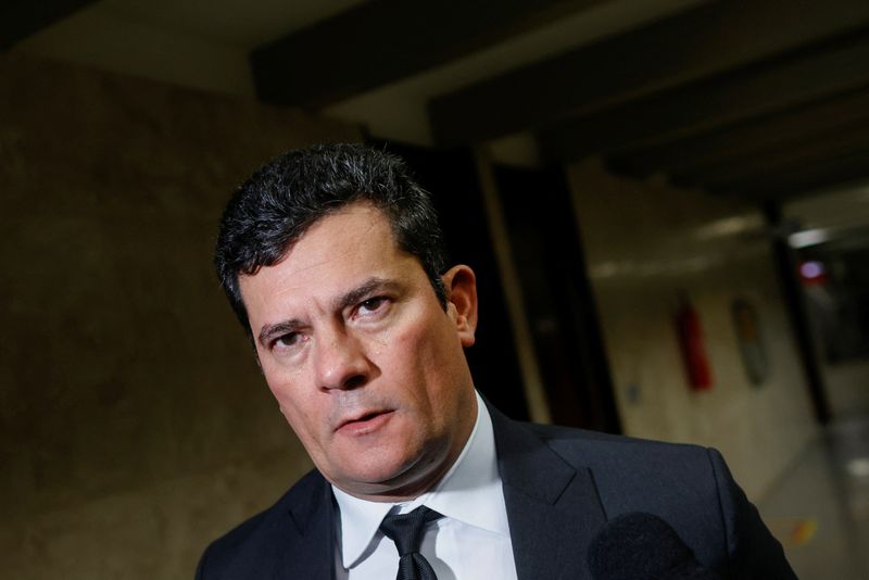 © Reuters. Senador Sergio Moro chega ao Senado em Brasília
22/03/2023
REUTERS/Adriano Machado