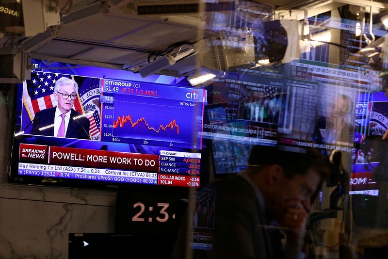 Analysis-Investors cautious on U.S. stocks, even though Fed hikes may soon end