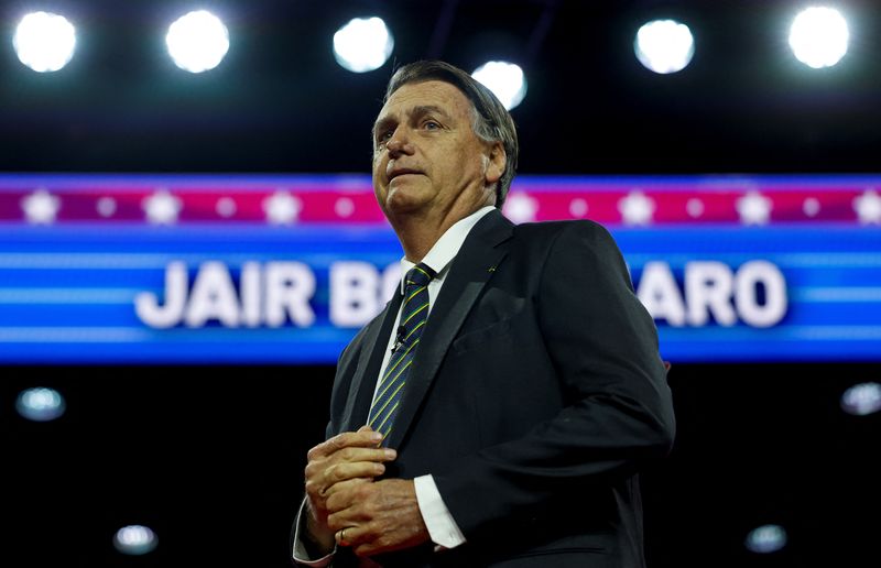 &copy; Reuters. Jair Bolsonaro em evento conservador em Maryland 
4/03/2023
REUTERS/Evelyn Hockstein