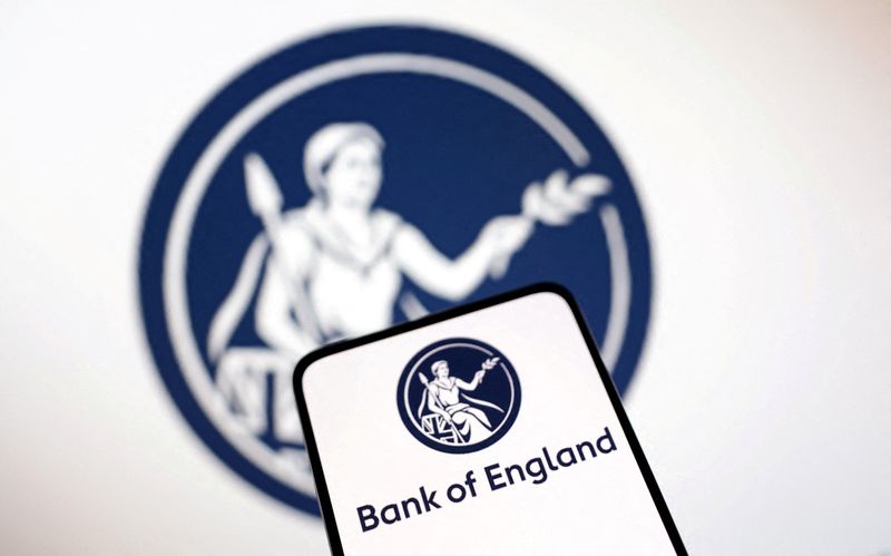 &copy; Reuters. FILE PHOTO: Bank of England logo is seen in this illustration taken March 12, 2023. REUTERS/Dado Ruvic/Illustration/