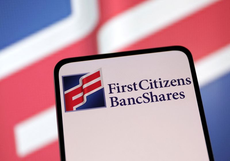 &copy; Reuters. Le logo de First Citizens BancShares. /Le photo prise le 19 mars 2023/REUTERS/Dado Ruvic