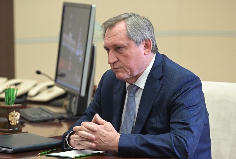 &copy; Reuters. وزير الطاقة الروسي نيكولاي شولجينوف في الكرملين في 21 يوليو تموز 2022. صورة حصلت عليها رويترز من وكالة سبوتنيك للأنباء.