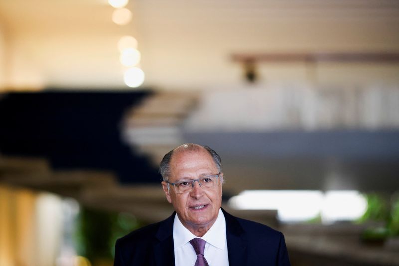 &copy; Reuters. Vice-presidente Geraldo Alckmin durante evento no Itamaraty
27/02/2023
REUTERS/Adriano Machado