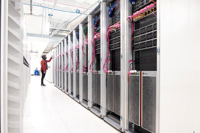 © Reuters. Data center em Santa Clara, Califórnia, EUA
10/2022
Rebecca Lewington/Cerebras Systems via REUTERS