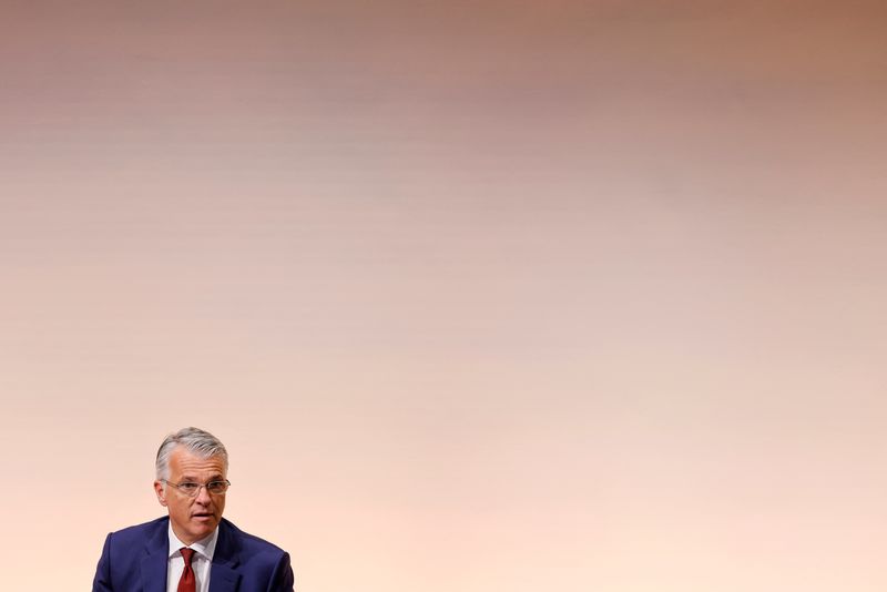 &copy; Reuters. Sergio Ermotti, newly rehired CEO of UBS Group AG attends a news conference in Zurich, Switzerland March 29, 2023. REUTERS/Stefan Wermuth
