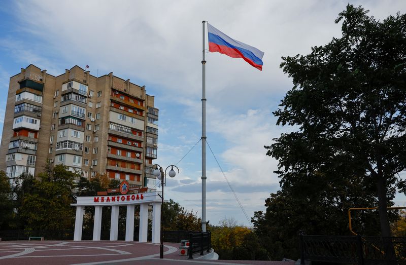 © Reuters. Ucrânia atinge cidade de Melitopol, dominada pela Rússia
13/10/2022
REUTERS/Alexander Ermochenko