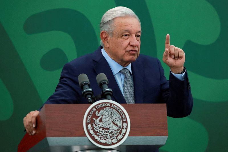 &copy; Reuters. Presidente do México, Andrés Manuel López Obrador, durante entrevista coletiva na Cidade do México
09/03/2023 REUTERS/Henry Romero