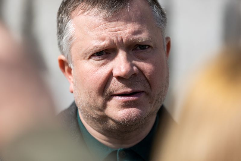 &copy; Reuters. Konstantin Jevago à la cour d'appel de Chambéry. /Photo prise le 16 mars 2023/REUTERS/REUTERS/Pierre Albouy