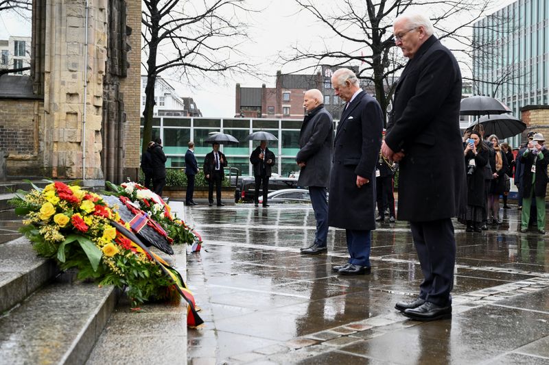 In Germany, King Charles honours victims of WWII allied bombings